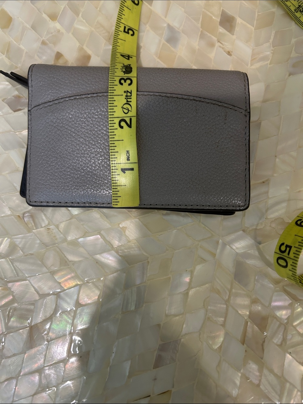 kate spade Gray Pebble Leather Bifold Wallet - Picture 9 of 11